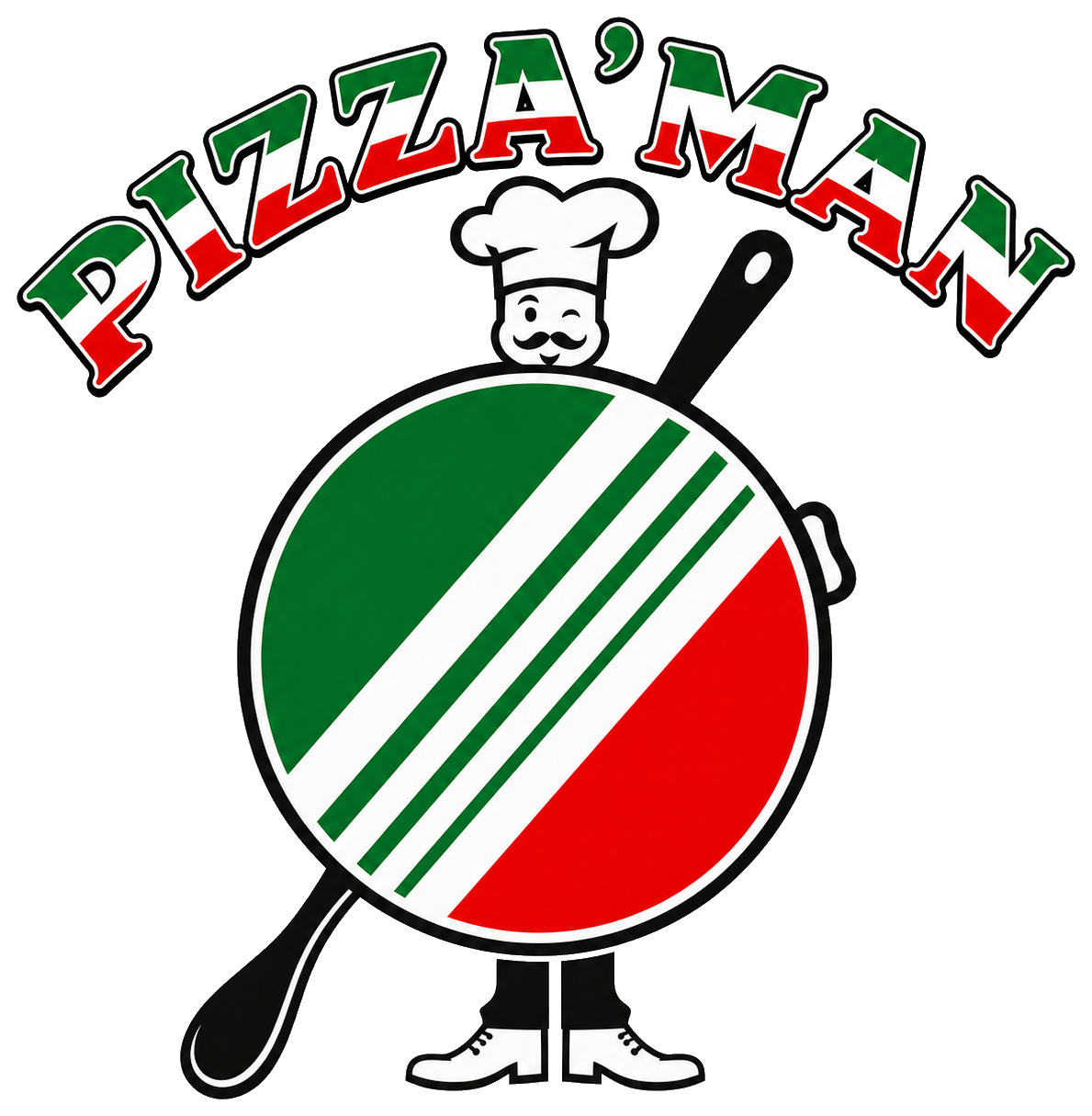 Logo Pizza'Man